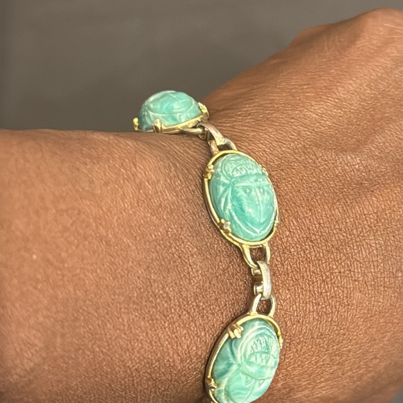 Vintage Scarab Bracelet - Picture 10 of 10